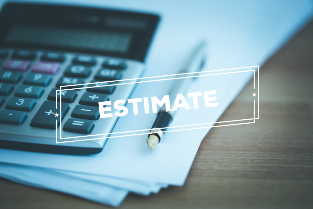 estimate concept estimate concept
